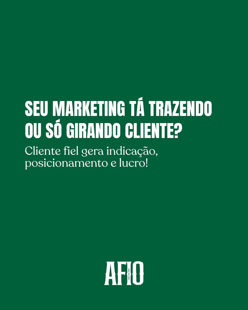 Instagram post from afiomarketing. This post is in position 3.