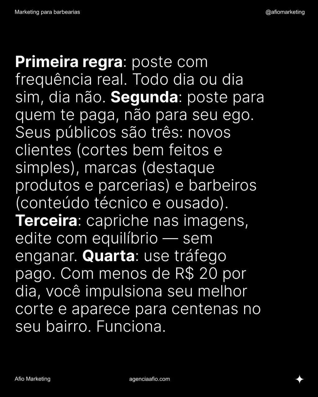 Instagram post from afiomarketing. This post is in position 5.